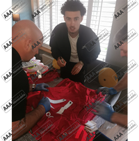 Curtis Jones hand signed Liverpool 2021/22 Home Shirt in AAA Gift Box