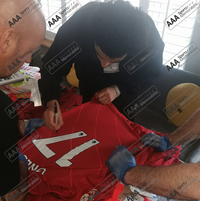 Curtis Jones hand signed Liverpool 2021/22 Home Shirt in AAA Gift Box