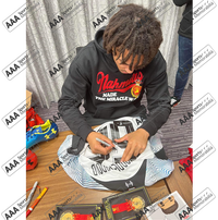 Trent Alexander-Arnold Hand Signed Liverpool 2022-23 Away Shirt in Deluxe Classic Frame