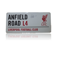 Trent Alexander-Arnold Hand Signed Anfield Road Sign