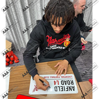 Trent Alexander-Arnold Hand Signed Anfield Road Sign In Deluxe Classic Frame