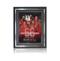 Trent Alexander Arnold Hand Signed 12" X 16" Montage in Classic Frame