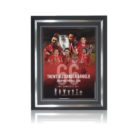 Trent Alexander Arnold Hand Signed 12" X 16" Montage in Classic Frame