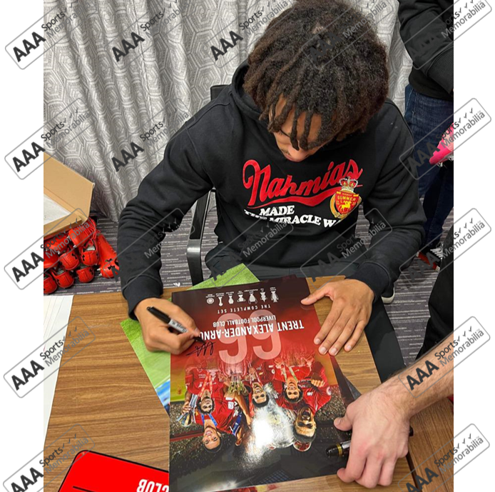 Trent Alexander Arnold Hand Signed 12" X 16" Montage in Classic Frame