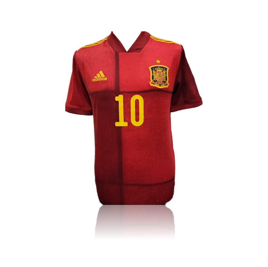 Thiago Alcantara hand signed Spain Home Shirt in AAA Gift Box