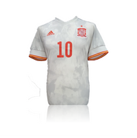 Thiago Alcantara hand signed Spain Away Shirt in Deluxe Classic Frame