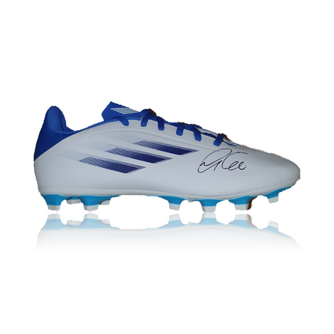 Thiago Alcantara hand signed WHITE Adidas Football Boot