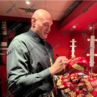 Tyson Fury Signed ‘Gypsy King’ Red/Gold Boxing Glove
