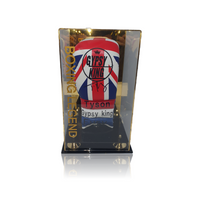 Tyson Fury Signed ‘Gypsy King’ Union Jack Boxing Glove In Acrylic Display Case.