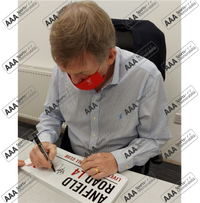 Sir Kenny Dalglish Hand Signed 'Anfield Road' Metal Plaques