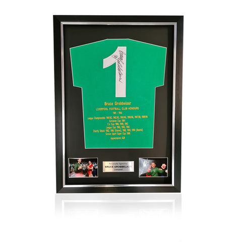 Bruce Grobbelaar Hand Signed #1 & Honours Presentation in Deluxe Classic Frame
