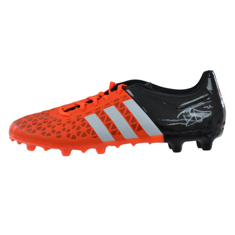 Dele Alli Hand Signed Orange/Black Adidas Football Boot in AAA Gift Box